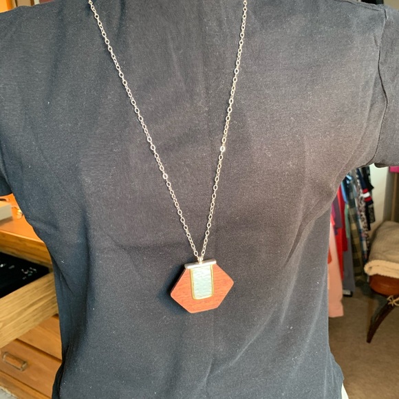 Silpada Jewelry - Sterling Silver with Wooden Pendant